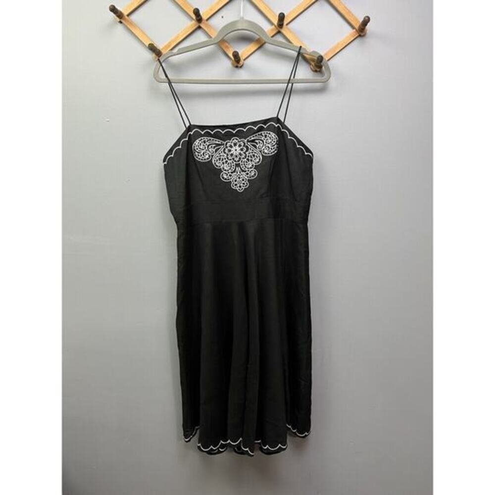 Jessica Howard Dress Womens 10 Floral‎ Sleeveless Sundress Embroidered